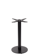 Black cast iron round table base - Small - Dining height - 730 mm
