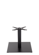 Black cast iron square table base - Extra Large - Coffee height - 480 mm