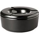 Black Melamine Windproof Ashtray - Kitchway.com