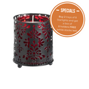 Bolsius Ornamental Starlight Holder Height 90mm - Pack of 4