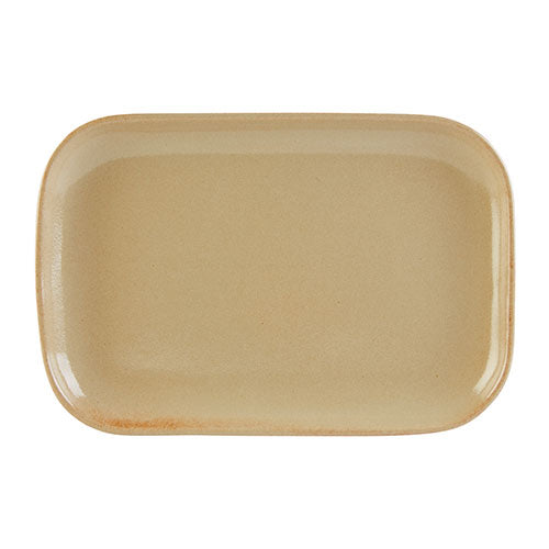 Rustico Flame Rectangular Plate 34.5 x 23.5cm - Pack of 6
