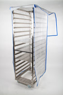 Wiederverwendbare Bäckereiregalabdeckung mit Klettverschluss 