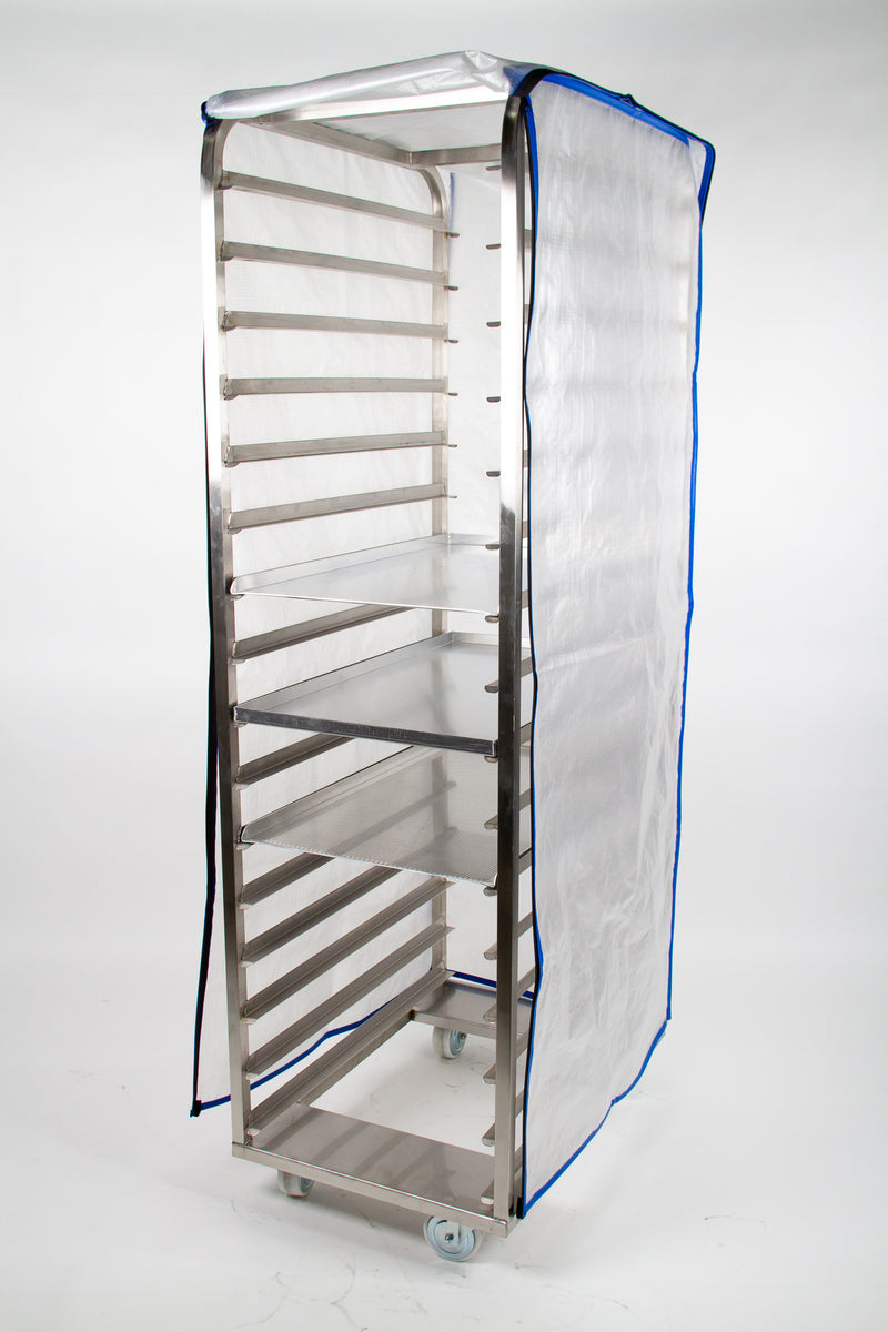 Reusable Bakery Rack Cover With Zip Fastening