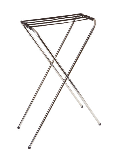 Chrome Plated Foldable Tray Stand 92 x 31.5 x 50cm