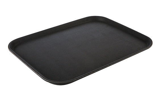 Black Rectangular Non-Slip Serving Tray 35.5 x 45.5cm