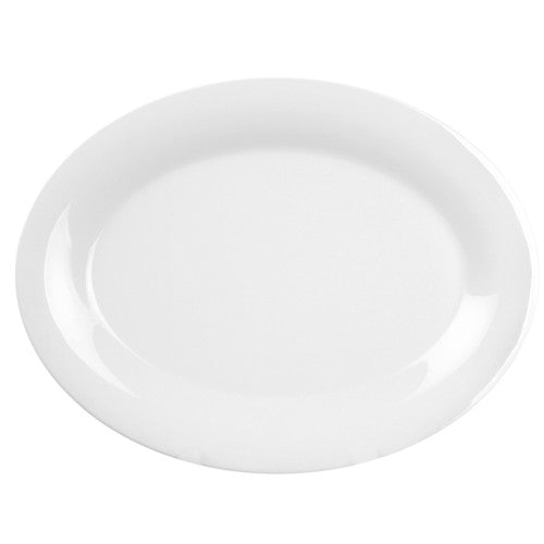 White Oval Platter 240mm x 185mm / (7.28 inches) - Pack Of 12