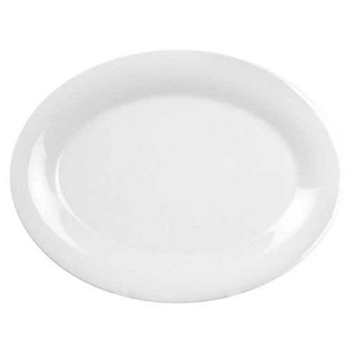 White Oval Platter 305mm x 230mm / (9.05 inches) - Pack Of 12