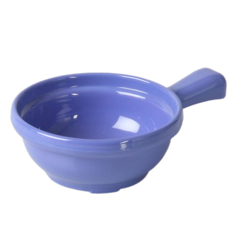 Melamine Purple Soup Bowl with Handle - Pack of 12