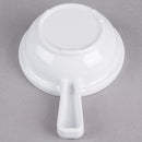White Melamine Soup Bowl with Handle 10oz - Dozen
