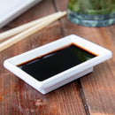 Classic Rectangular Melamine Sauce Dish -12/Case - Kitchway.com