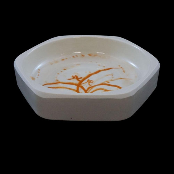 Gold Orchid Round Melamine Dish-12/Case - Kitchway.com