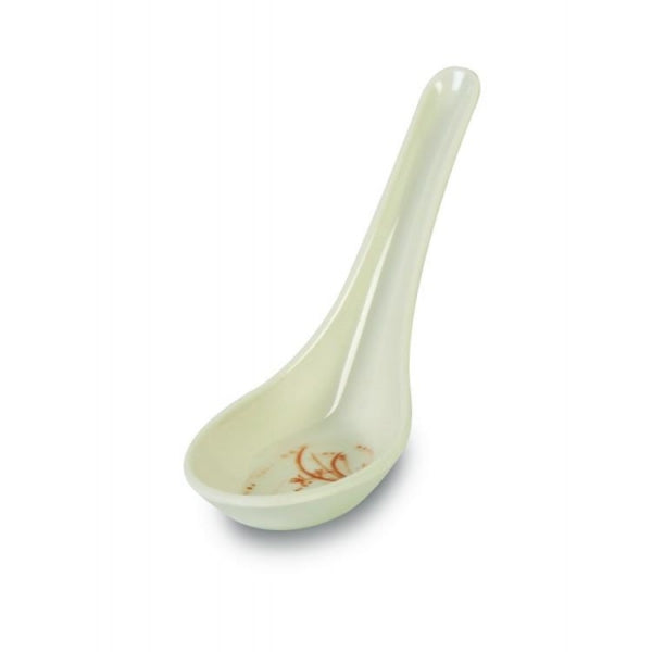 Gold Orchid Melamine Won Ton Soup Spoon-12/Case - Kitchway.com