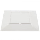 Jazz Square Melamine Plates 405mm (16") with Crackle Finished Border