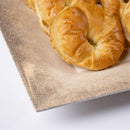 Jazz Square Melamine Plate with Crackle Finished Border-12/Case - Kitchway.com