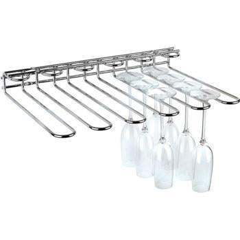 Chrome Plated Wire Glass Rack - Kitchway.com