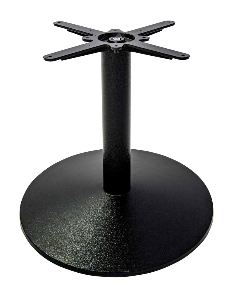 Black cast iron dome table base - Large - Coffee height - 450 mm