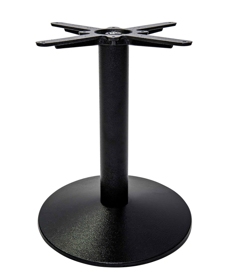 Black cast iron dome table base - Medium - Coffee height - 450 mm