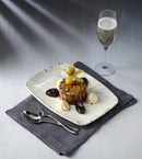 Enigma Drift Fine China Rectangular Plate 32cm / 12 ½" - Pack of 6