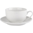 Simply Tableware Schüsselförmige Tasse und Untertasse – 6er-Pack