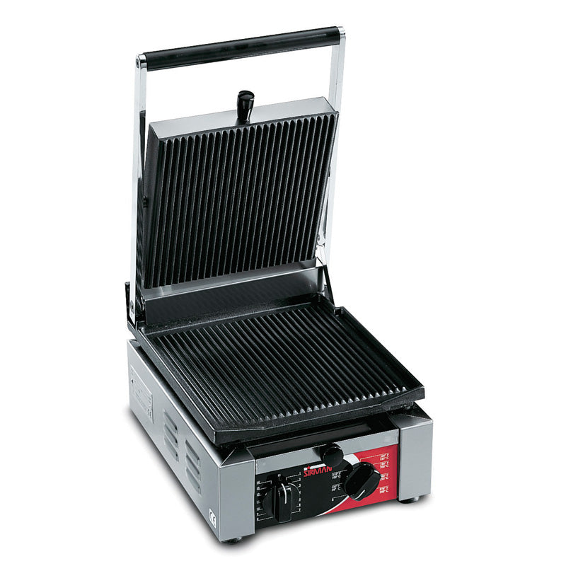 Elio gerippter Einzel-Panini-Grill