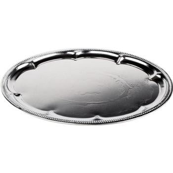 Embossed Oval Tray-46x34cm - Kitchway.com