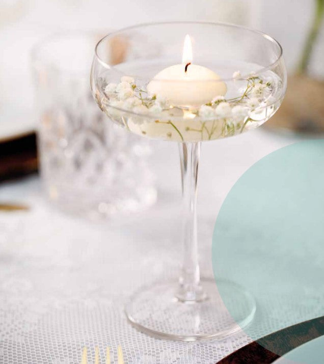 Bolsius White Floating Candles - Box of 20