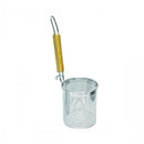Flat Bottom, Round Noodle Skimmer with Handle - Kitchway.com