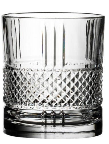 Brilliante Crystal Double Old Fashioned Gläser, 12oz (34cl) – Box mit 12 Stück