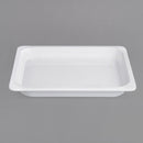 GN 1/2 Gastronorm-Pfanne aus weißem Melamin, 40 mm tief