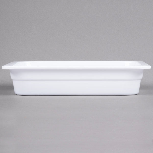 GN 1/2 White Melamine Gastronorm Pan 65mm Deep