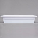 GN 1/3 Gastronorm-Pfanne aus weißem Melamin, 65 mm tief