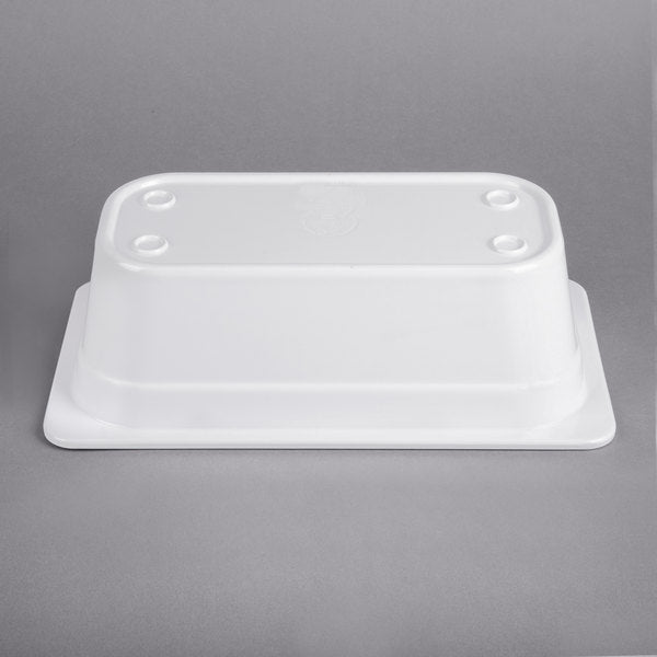 GN 1/3 White Melamine Gastronorm Pan 100mm Deep
