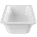 GN 1/4 White Melamine Gastronorm Pan 65mm Deep