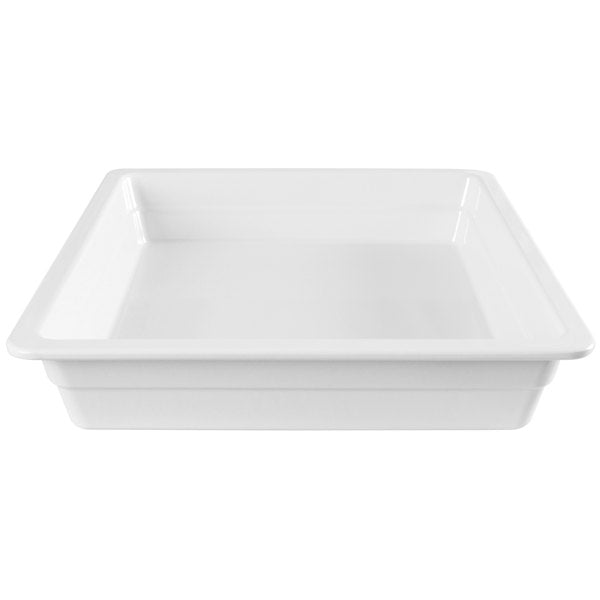 GN 2/3 White Melamine Gastronorm Pan 65mm Deep