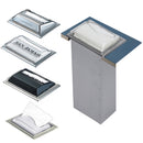 Black/St Steel Minifold In-Counter Napkin Dispenser