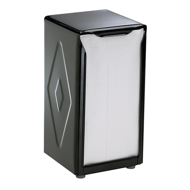 Black Tallfold Tabletop Napkin Dispenser