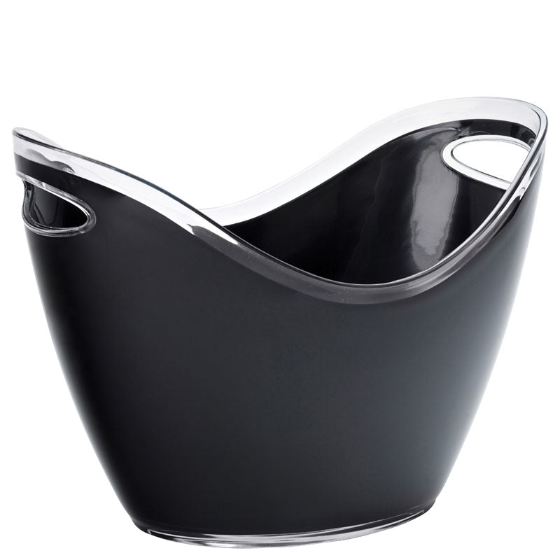 Utopia Small Champagne Bucket Black 10.5" (27cm) - Pack of 6