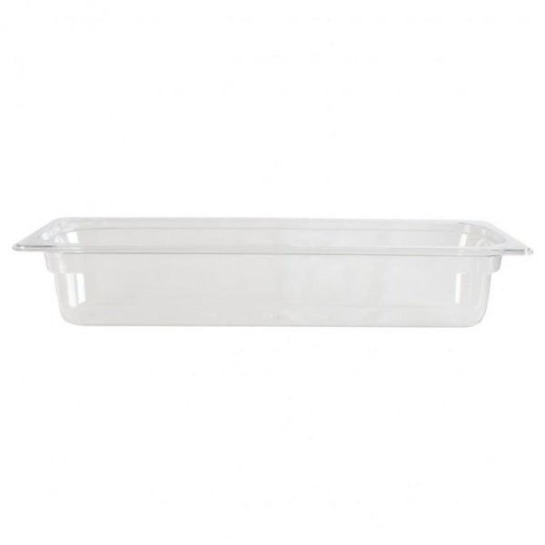 Half Size Long Polycarbonate Food Pan - Kitchway.com