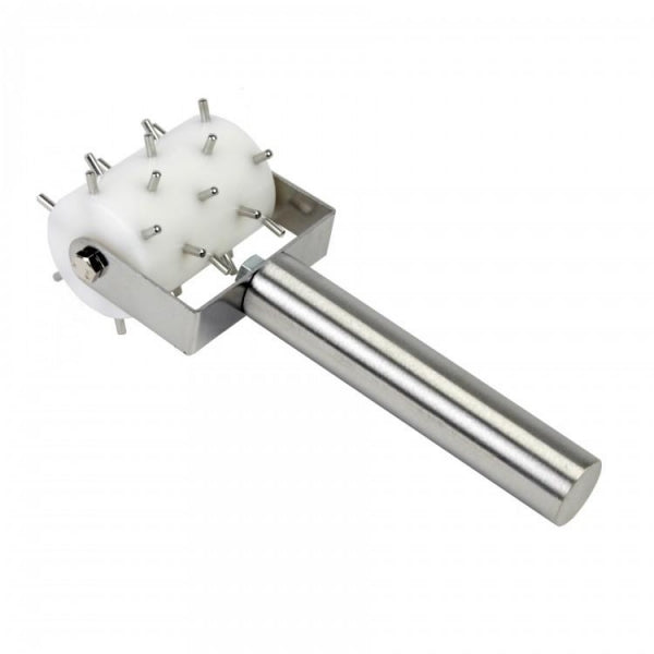 Half Size Plastic Barrel Roller Docker with Stainless Pins - Kitchway.com