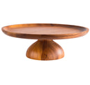 Acacia Oiled Acacia Wood Cake Stands 33 x 8cm / 13â x 3 â…•â - Pack of 1