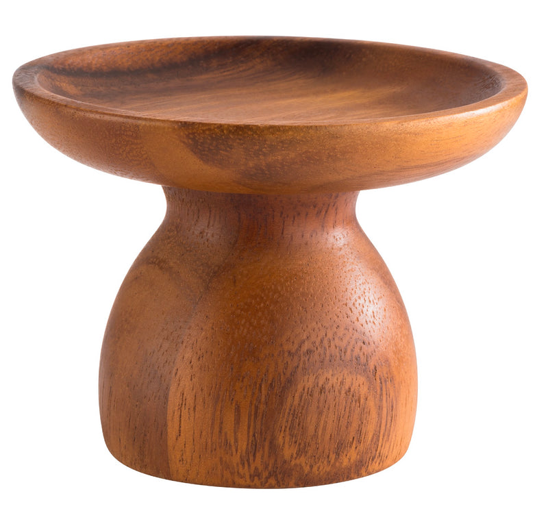 Acacia Oiled Acacia Wood Cake Stands 13 x 9cm / 5â x 3 ½â - Pack of 1