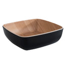 Frida Schüssel aus schwarzem Melamin, 12,5 x 12,5 cm / 5 x 5 x 5 x 5 x 1 ¾ (0,37 l), 1 Stück