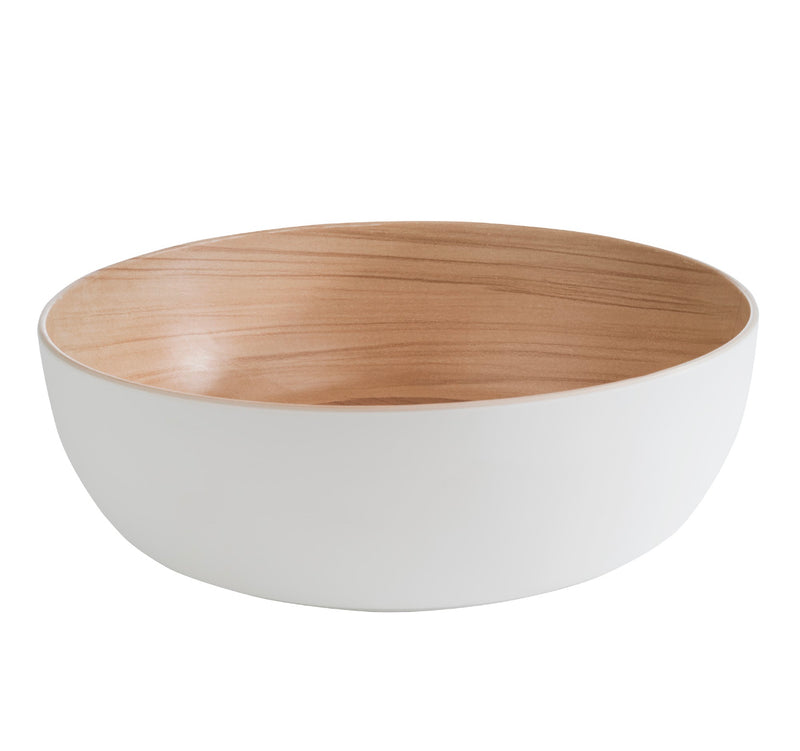 Frida White Melamine Bowl 30 x 9.5cm / 11 ¾â x 3 ¾â (4.7Ltr) - Pack of 1