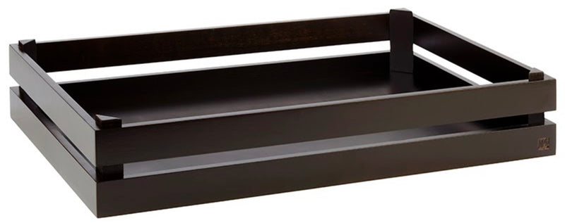 Superbox GN 1/1 Akazienholz (dunkles Holz), 55,5 x 35 x 10,5 cm / 22 x 13 x 4 Zoll, 1 Stück