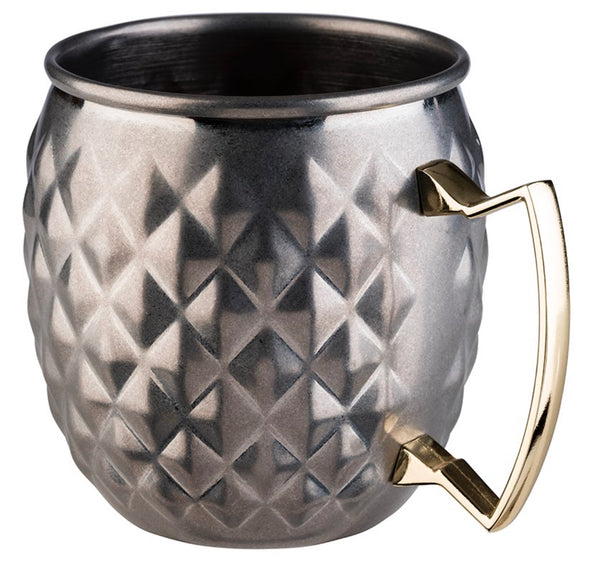 Moscow Mule Barrel Mug Stainless Steel Antique look (Stainless Steel) - Pack of 1