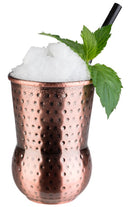 Julep Barrel Mug Antique Hammered Copper look (Stainless Steel) 11.5 x 8cm / 4 ½â x 3â - Pack of 1