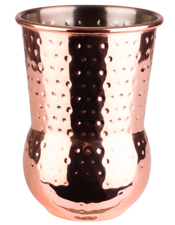 Julep Barrel Mug Shiny Hammered Copper look (Stainless Steel) 11.5 x 8cm / 4 ½â x 3â - Pack of 1