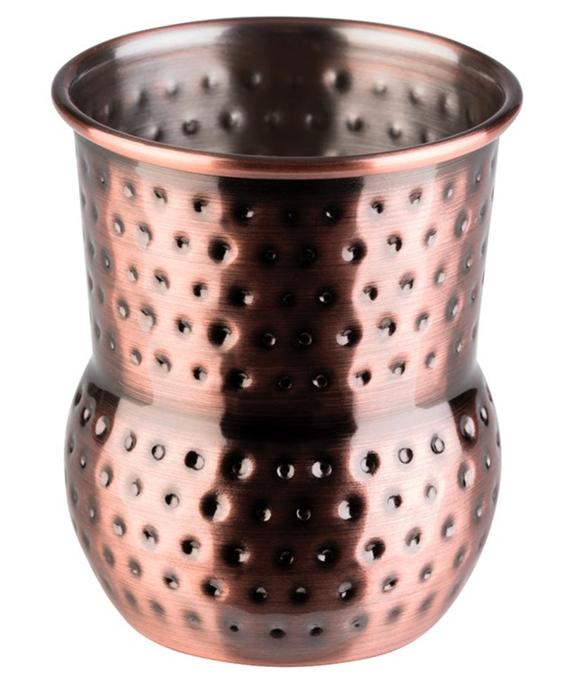Mini Shot Barrel Mugs Antique Hammered Copper look 5.5 x 4.5cm / 2 â…•â x 1 ¾â (0.06 Ltr) - Pack of 1