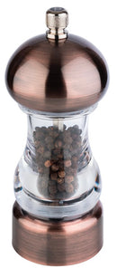Carbon Steel 'Copper' Pepper Mill (Acrylic) 15 x 6cm / 5 x 2