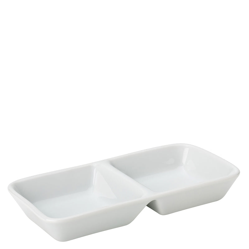 Utopia Divided Dish 5.75 x 2.75" (14.5 x 7cm) - Pack of 12